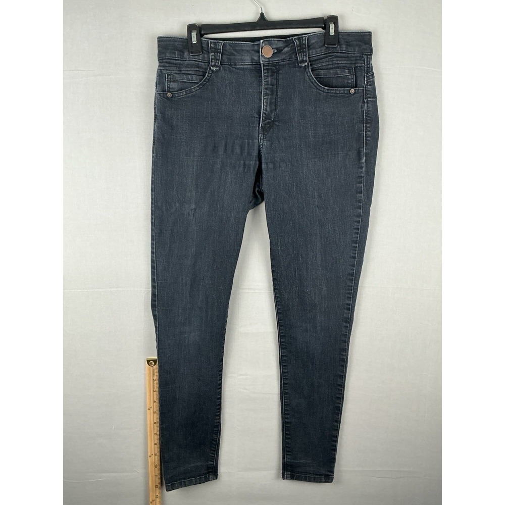 Democracy Jeans Womens 12 Absolution Dark Wash Stretch Denim